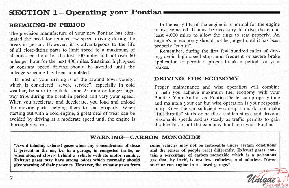 1966 Pontiac Canadian Owners Manual Page 41